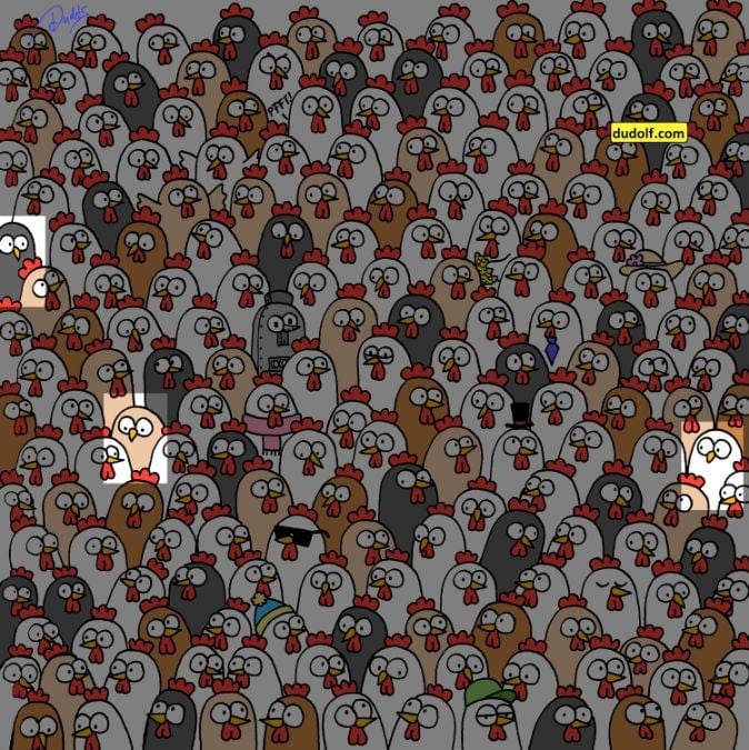 Hvor de tre ugler er gemt: Kun 1 % af alle mennesker vil gennemføre puslespillet på 10 sekunder.