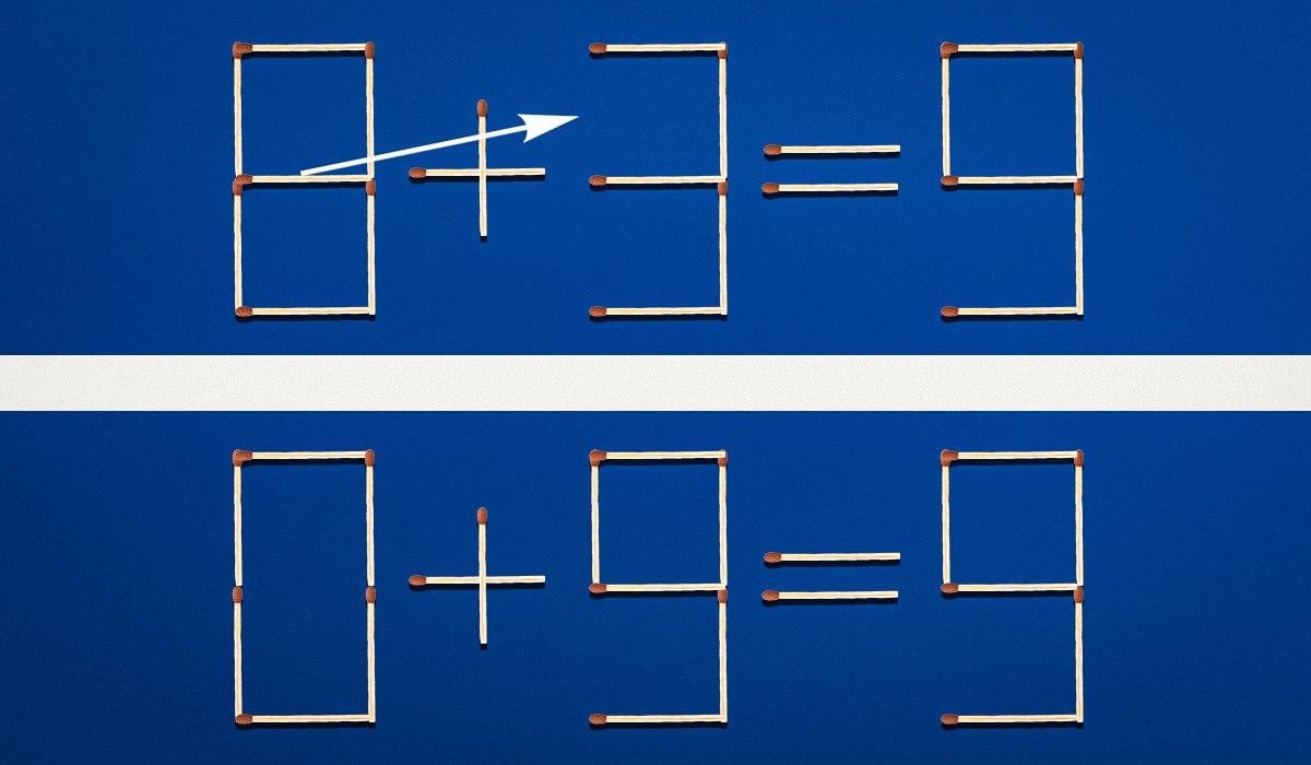Du skal kun omarrangere 1 tændstik for at løse ligningen: en simpel IQ-test