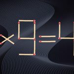 Du skal kun flytte 2 tændstikker for at få det