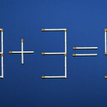 Du skal kun omarrangere 1 tændstik for at løse ligningen: